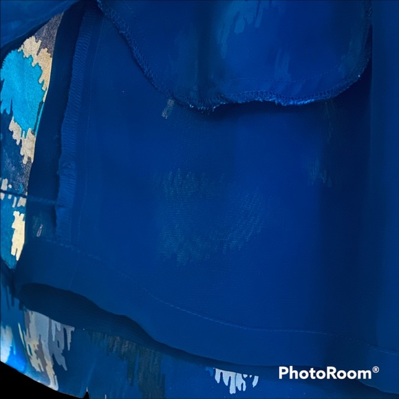 LOFT Ann Taylor Silk Skirt with pockets Size S Fully lined Elastic waist… - Picture 5 of 9